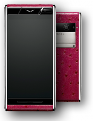 Купить_Vertu_Aster_Raspberry_Ostrich_0
