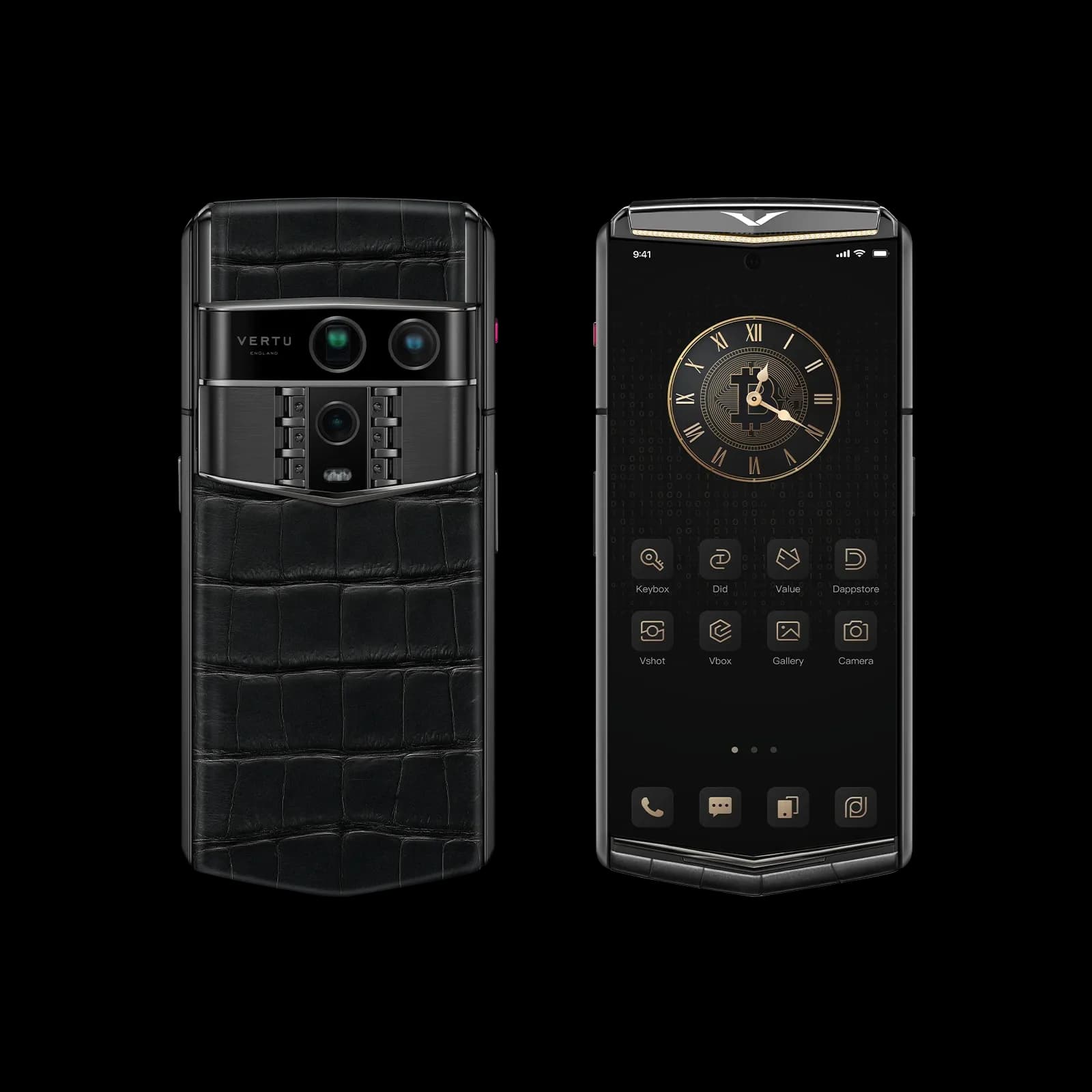 Agent Q Alligator Gold I & Diamond / Кожа Аллигатора Золото и Бриллианты 